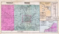 Sherman Township, Brooks Township, Newaygo, Aetna P.O., Grant Station, Denver, Newaygo County 1880